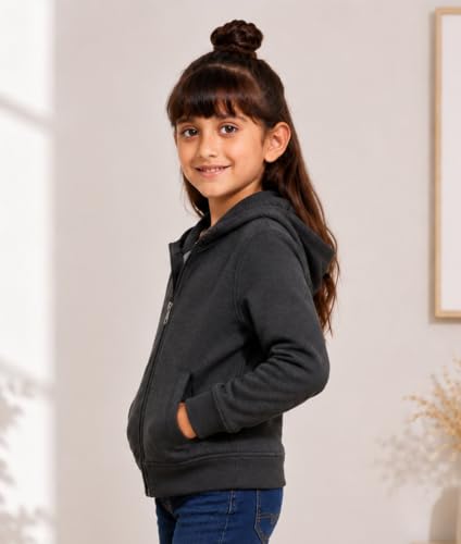Image of ADBUCKS Girl's Cotton Hooded Sweatshirt