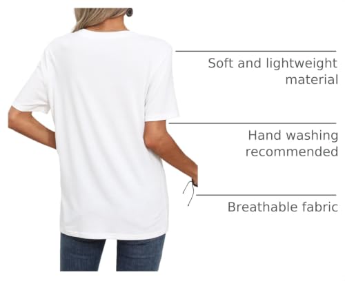 YEXIPO Womens Graphic Tees Short Sleeve Summer Tops Casual Cute T Shirts - image 4