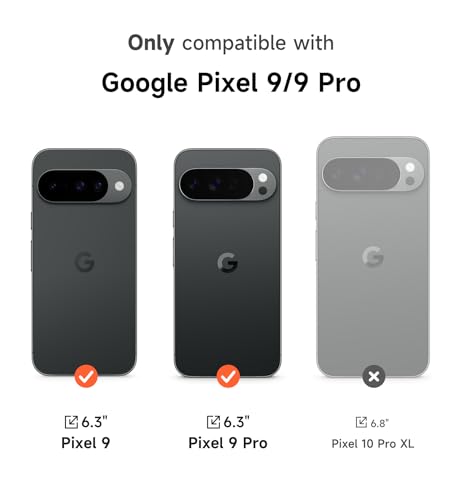 Coque Pixel 9 Pro protection objectif photo contre rayures et support bleu - 2