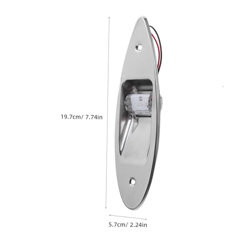 Feux de navigation LED bateau étanches, lumières de proue rouge vert