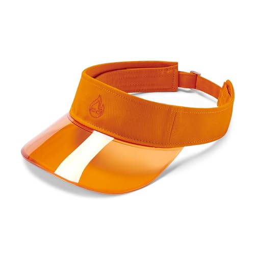 Johnny Urban Visera Mujer y Hombre Naranja - Joy - Gorra para Verano con Protección UV - Viseras para Tenis, Running y Playa - Protege del Sol