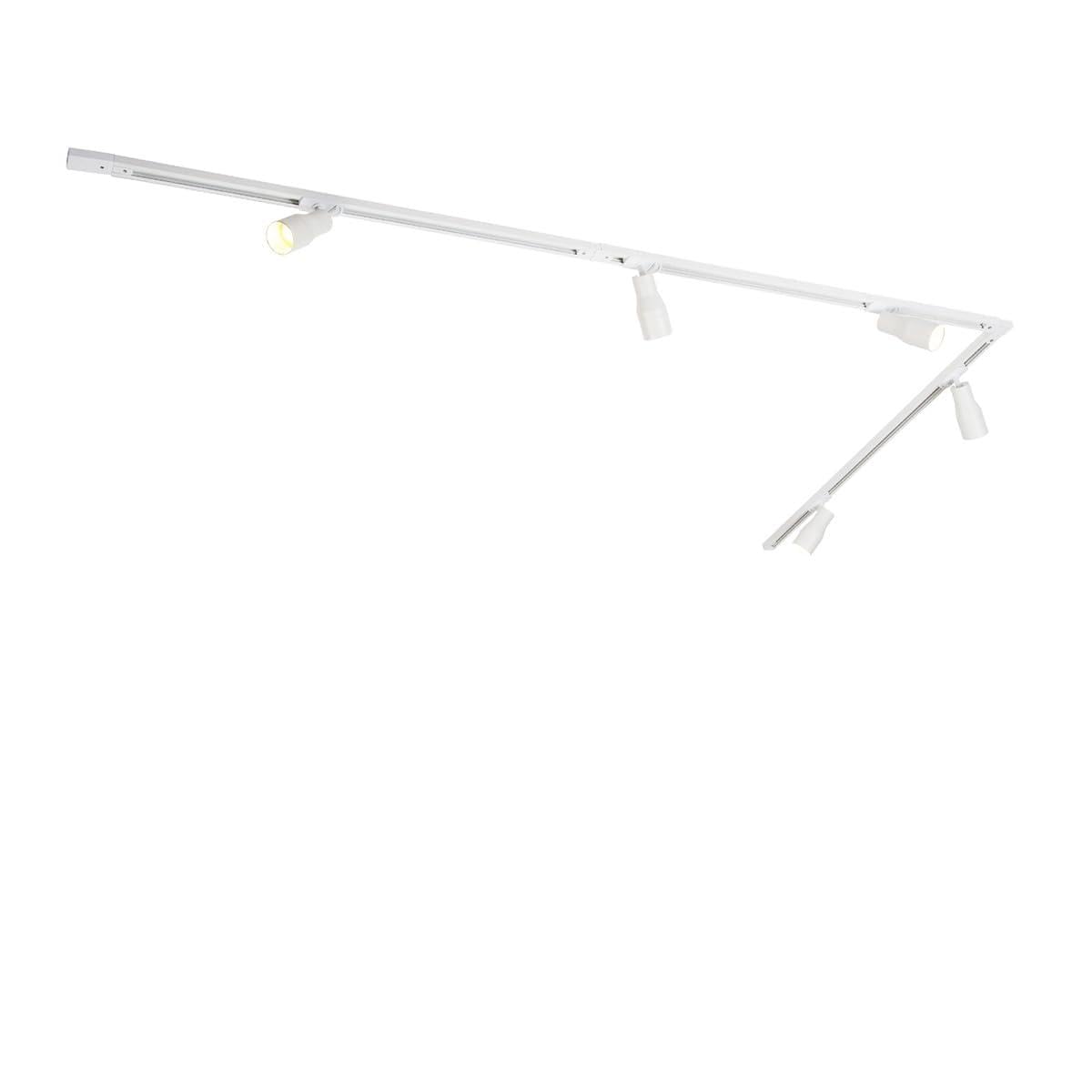 Qazqa set illuminazione a binario moderno bianco 312.6cm Iconic Kohua