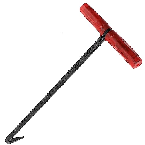 Toyvian Manhole Lifter Hook T-Shaped Handle Sturdy Steel Lifter for Manhole Covers