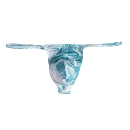 Generisch Tanga sexy para hombre de moda, fina, para uso diario, tiempo libre, azul celeste, S