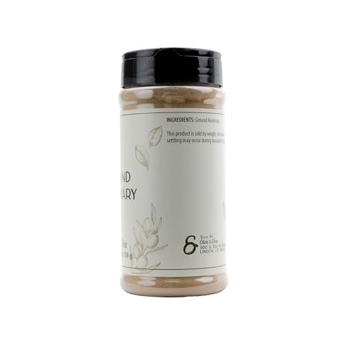Image of Olive & Vine Ground Rosemary, Earthy & Piney Flavor, Seasoning for Roasts, Soups, and Stews, With Rich Tradition, Authentic Taste, For Global Recipes (5.6 Ounce)