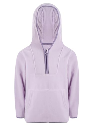 YiZYiF Kids Boys Girls Contrasting Trim Athletic Hooded Jacket Long Sleeve Warm Fleece Full Zip Sweatshirt Tops3