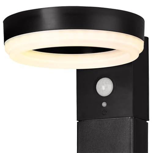 4lite Antheia Solar Outdoor Path Light (Anthracite) 380lm Motion Sensored IP54 Rated Exterior Ground Lamp - 4L2/6011-4Yr Guarantee