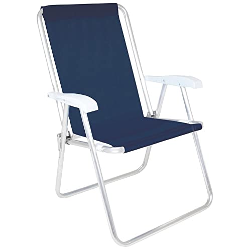 Mor - Cadeira Alta Conforto Sannet Alumínio Azul Marinho