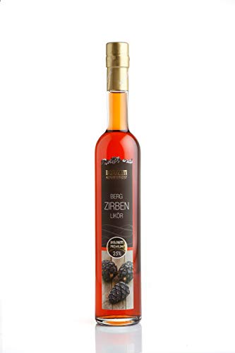 Berg Zirbenlikör 25% vol. / 0,5 Liter/Original Zirben-Likör aus den Alpen/Echtes aus den Bergen/Aus Österreich Cover