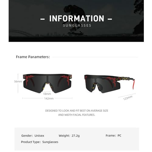Image of Cycling Sunglasses UV400 Outdoor Men Women Adults Youth Boys Girls Kids Baseball Sport Softball Goggles