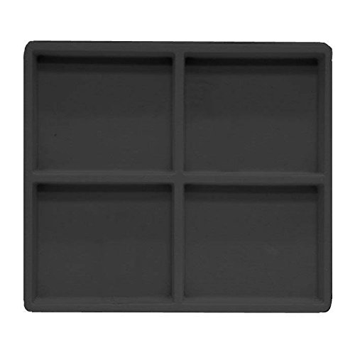 Display and Fixture Store Flocked Tray Insert-4 Compartment-Half Size