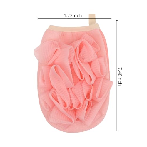 3 Pack Bath Loofah Body Sponge Brushes Loofah Exfoliating Glove Bath Shower Glove with Flower Bath Ball Bath Shower Loofah Sponge for Women and Men - Image 3