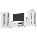 【Élégance fonctionnelle】 Ce cabinet en bois d'ingénierie offre un design moderne qui se marie bien avec les espaces contemporains. Ses lignes nettes et sa finition mate apportent une touche sophistiquée tout en fournissant de l’espace de rangement. Parfait pour ceux qui cherchent à la fois style et praticité, il aide à organiser divers objets tout en embellissant votre pièce.