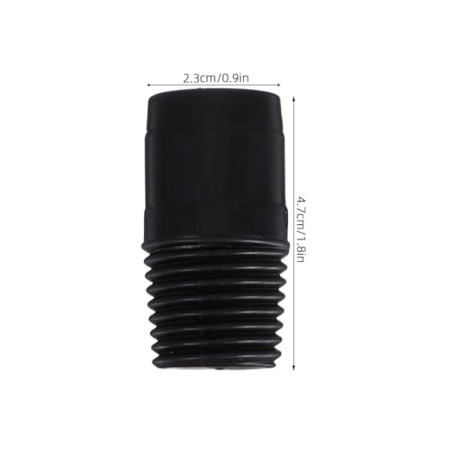 PACKOVE 2 Stück Teiliges Gewindeadapter für Teleskopstangen und Gerade Stangen Robustes Verbindungsteil für Besenstiel und Mopphalter Kompatibel mit Metallstangen Langlebig und Einfach zu