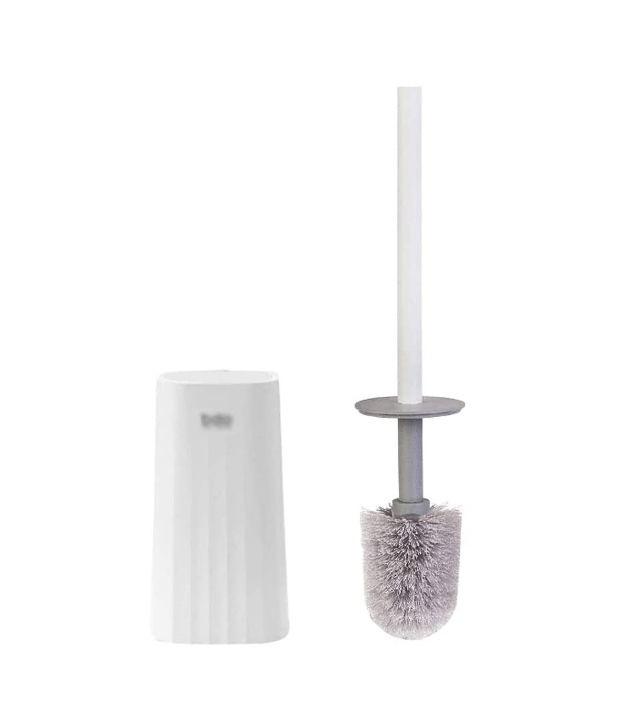 Escobilla de Baño Escobillero WC Escobilla WC Escobilla Y Soporte Para Inodoro, Escobilla De Plástico Para Inodoro Con Mango Largo, Juego De Escobilla De Limpieza Para Inodoro De Baño Escobillero de B