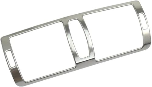 Garniture de commande centrale argentée au design premium pour BMW E87