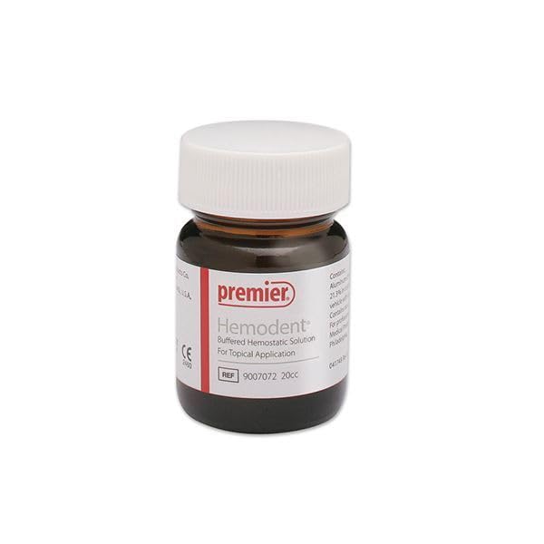 Premier Hemodent Buffered Hemostatic Solution Topical Application (20cc)