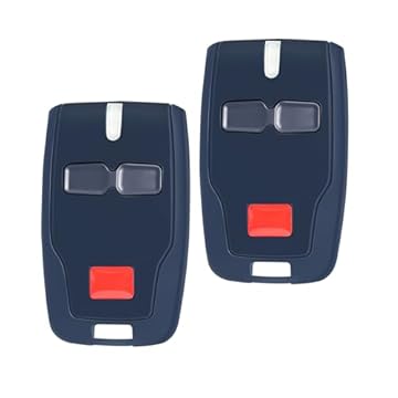 Set di 2 Telecomando Cancello, telecomandi per MITTO2 - Mitto2 M 2 canali 433 MHz Rolling Code per cancelli automatici