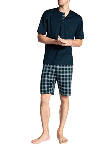 CALIDA Relax Choice 2 Set di Pigiama, Zaffiro