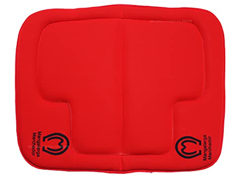 Baxeiro Neoprene Vermelho do Mangalarga Marchador Macio para Selas e Arreios para todas as raças