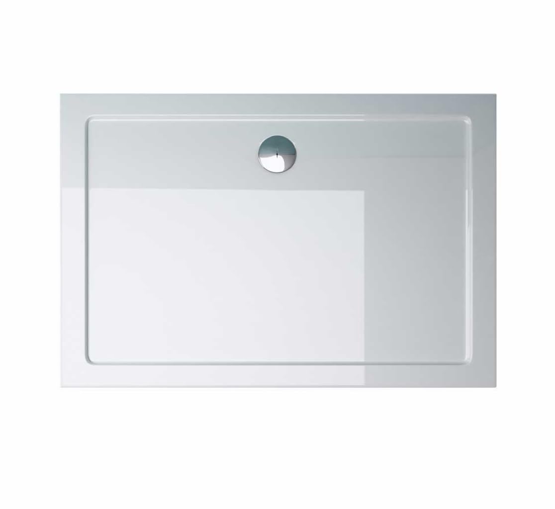 Db Durovin Bathrooms Glossy White Durovin Bathrooms 1200 X 900 X 40Mm Shower Tray, Light Sturdy, Acrylic, Finish, Rectangular Shape