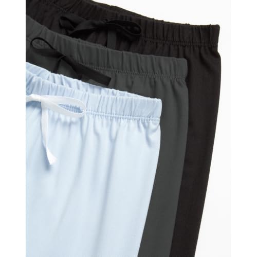 Image of Sweet Hearts Girls Sweatpants - 3 Pack Super Soft Performance Jogger Girls Pants: Made in USA (Sizes 5-18)