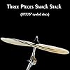 ULUOBO Clap Stack Cymbal, 7"/9"/11" -3-Piece Cymbal Stack with Hammer Marks, Smack Stack Cymbals for Drum Kits #3