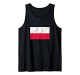 Vintage Polonia Bandera Retro Polska Camiseta sin Mangas