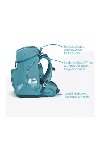 ergobag Cubo PerlentauchBär cartable ergonomique CP CE1 set 5 pièces - 2