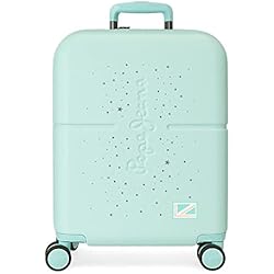 Maletas Juveniles Pepe Jeans Pepe Jeans Jane, Equipaje De Mano Niñas, Turquesa, 40x55x20 Cms