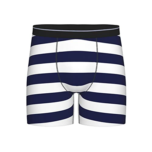 Men's Boxer Briefs Comfy Breathable Boxer Shorts Neon Gradient Blue Novelty Briefs Underpants For Men