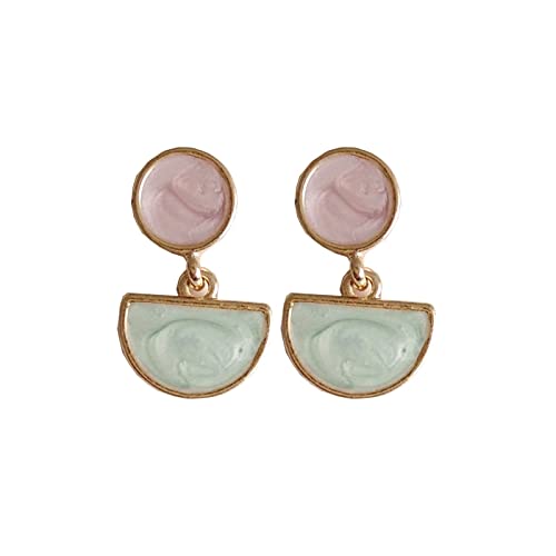 Boucles d'oreilles géométriques minimalistes pour femmes et filles HJMMHX