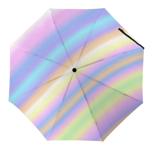 Parapluie automatique compact contre la pluie : le modèle pliant robuste pour tous