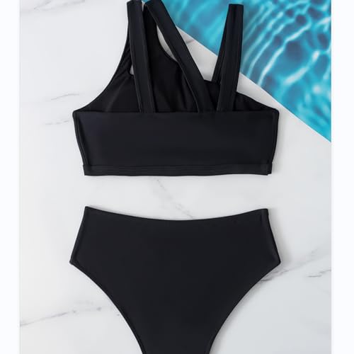 European and American Children's Two Bikini Swimsuit for Girls Black Beach Swimsuit Girl Long Sleeve2