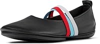 Camper Women's Right Nina Ballerina Flat, Black, EU 41/US 10