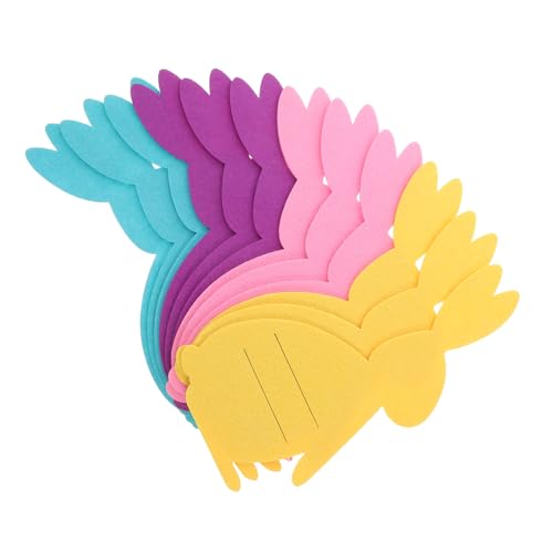 JECOMPRIS 12pezzi Porta Posate Pasquali Coniglietto Decorativo Custodia in Tessuto Non Tessuto Supporto Per Coltello e Forchetta Accessorio Per Tavolo Per Festa Di Pasqua Compleanno e Matrim