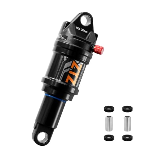 Mountain Bike Rear Shock Air Pressure Shock Absorbers 150mm 30mm Travel Hydraulic Rear Suspension Shock for Mtb/e-bike
