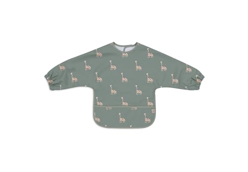 Jollein 029-869-67090 Bavoir imperméable avec manches – Jungle Jambo vert