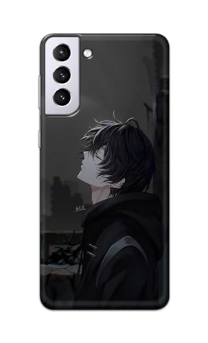 Image of PRINTFIDAA Printed Hard Back Cover Case for Samsung Galaxy S21 Plus 5G | S21+ 5G Back Cover (Famous Anime Cartoon Character) -112