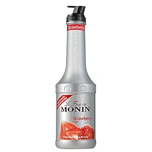 Monin Strawberry Fruit Puree – Pack Size = 1x1ltr