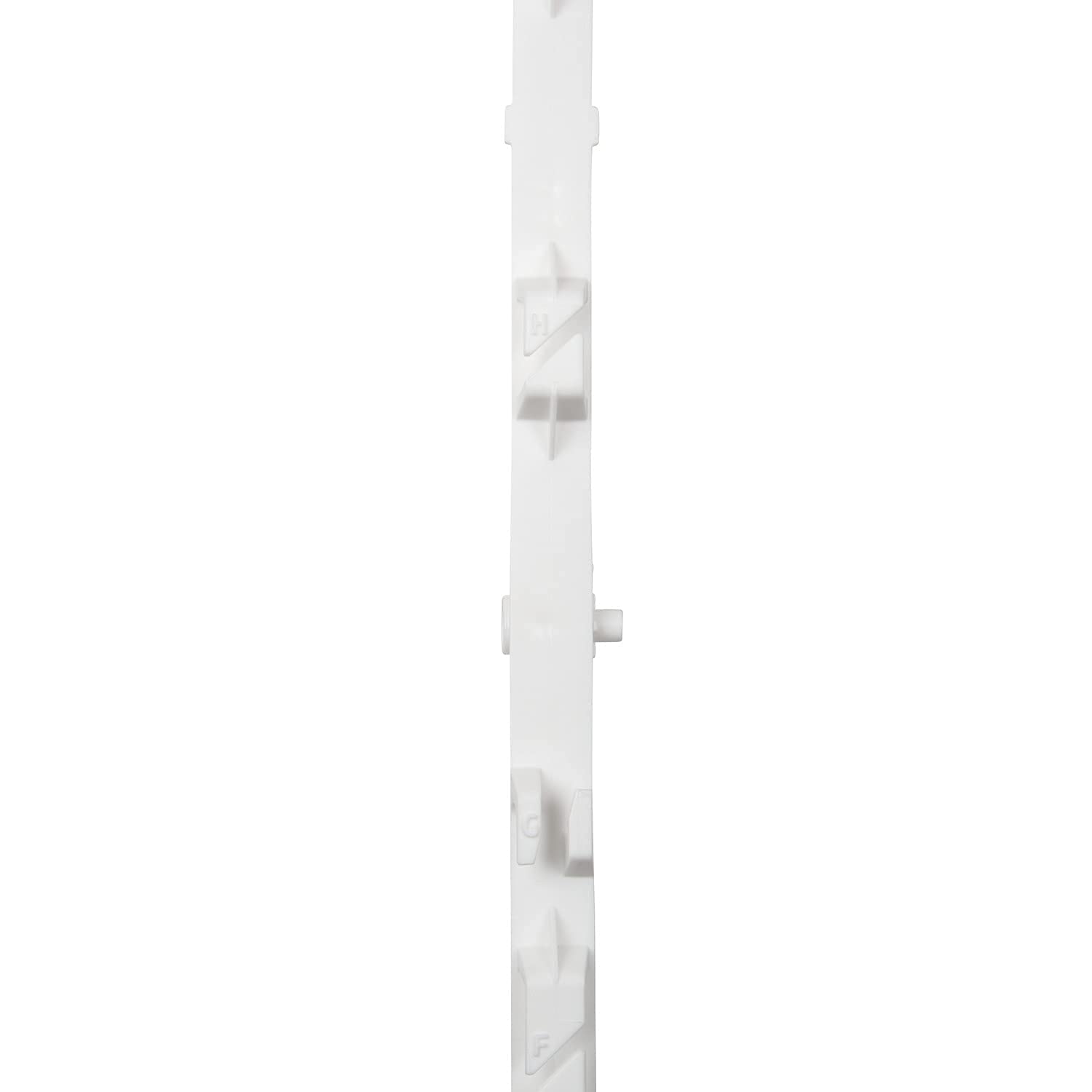 horizont Weideafrasteringspalen kunststof wit, hoogte 71cm, 108cm