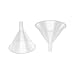 Aexit 2pcs 15cm Bottles & Jars Mouth Dia Household Liquid Water Oil Plastic Funnel Transfer Dropping Bottles Filling Tool
