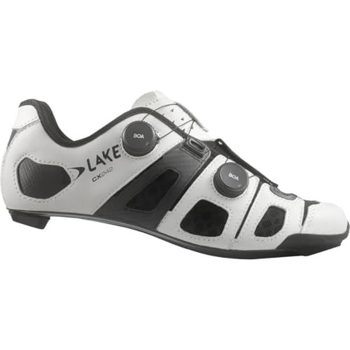 Lake Cx242 Cycling Shoe - Men's White/Black, 41.0