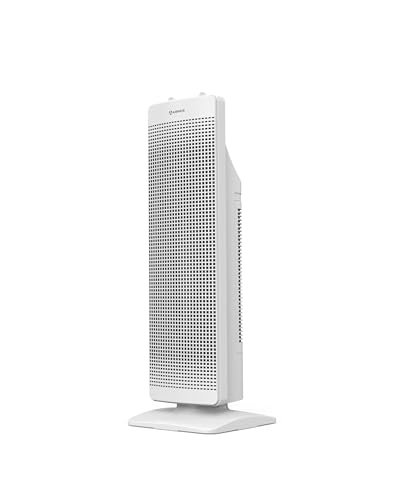 AIRMATE Calefactor Eléctrico Bajo Consumo, 65 cm de Altura 2000W PTC, Calentador Rápido 1s Oscilación 70°Calefacción Silenciosa y Protección Contra Vuelco (Blanco)