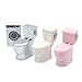 1/12 Dollhouse Simulated Flushing Toilet with Flushing Sound Dollhouse Bathroom Furniture Decoration Dolls House Accessories