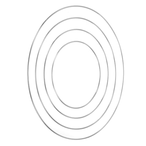 Aros para atrapasueños resistentes de 12 pulgadas que evitan deformaciones al tejer macramé 2
