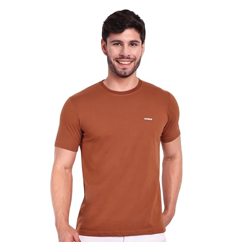 Image of EXCELLO Men's 100% Pure Cotton T-Shirt || Super Soft, Breathable, Premium Material.