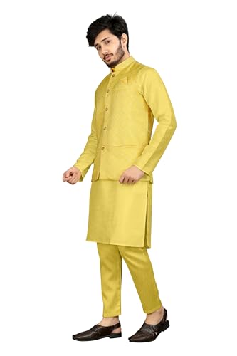 Image of Trustous Traditional Men's Kurta Koti Set (3 PCS SET)