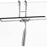 Squeegee for Shower Glass Door, Multi-Purpose Squeegee for Window, Glass, Car Windshield, Heavy-Duty