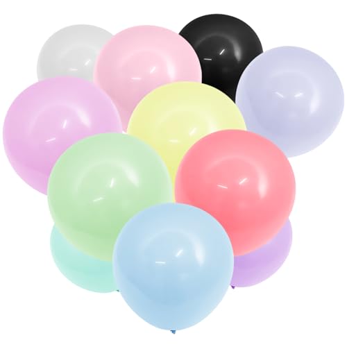 100 Pack 12 Inch Latex Balloons, Assorted Colors - Durablity Party Decorations for Birthdays...